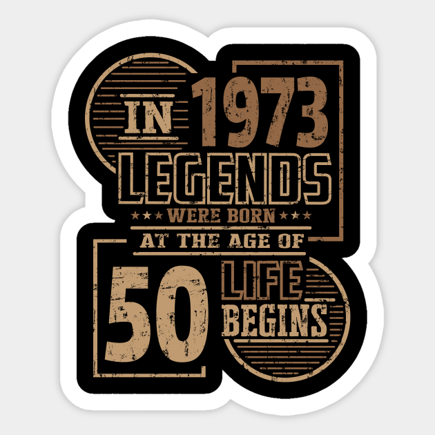 50. Geburtstag 1973 Sprüche 50th Birthday 1973 Sayings Gift Idea